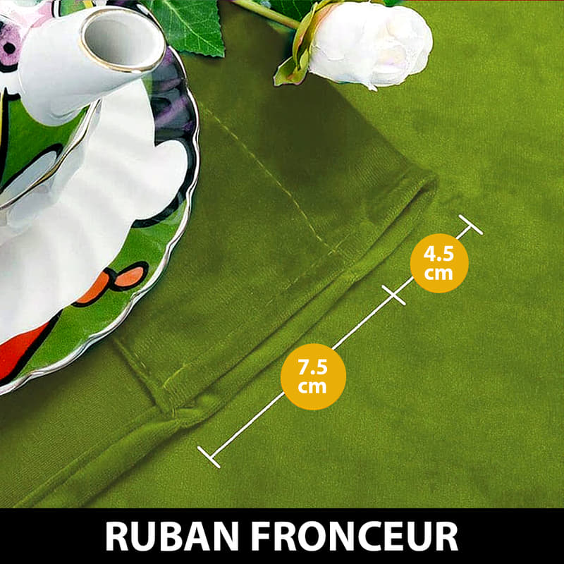 Rideau Thermique Vert Lime Luxe