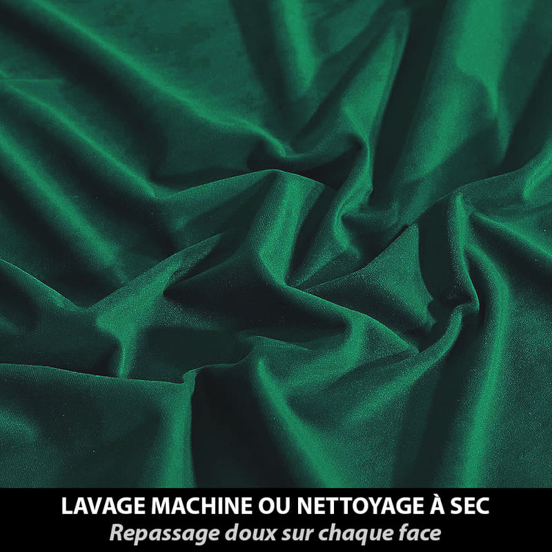 Rideau Isolant Luxe Vert Canard