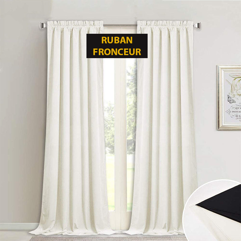 Velvetine Blanc — Rideau Thermique