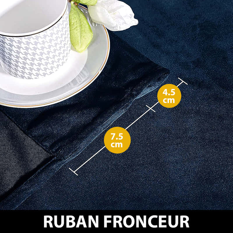 Rideau Luxe Bleu Nuit