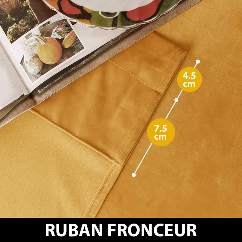 Rideau Thermique Doré — Édition Luxe