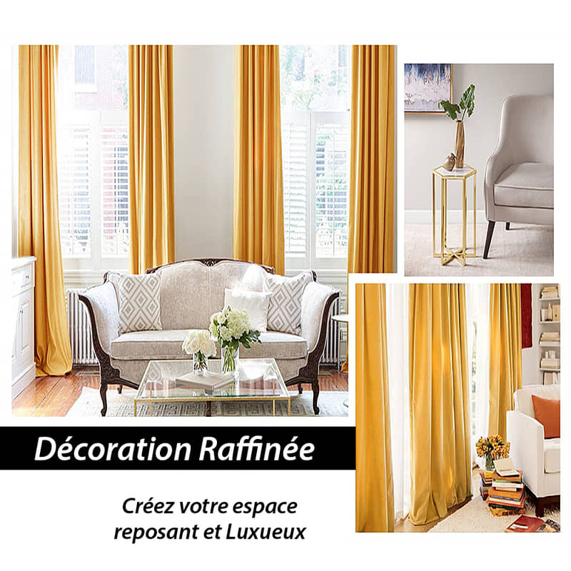 Rideau Thermique Doré — Édition Luxe