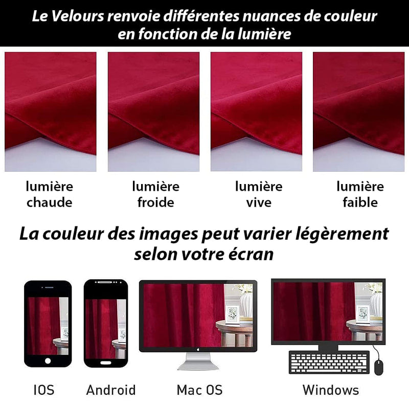 Rideau Anti-Chaleur Luxury Bordeaux – Édition Signature